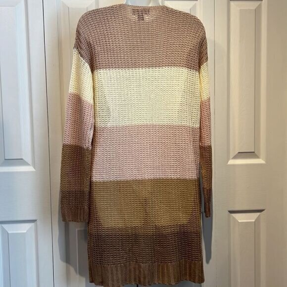 Inc International Concepts Colour Block Loose Knit Cardigan Size M - Picture 8 of 12